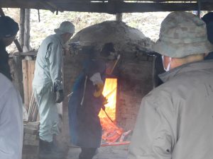 炭焼きワークショップ様子